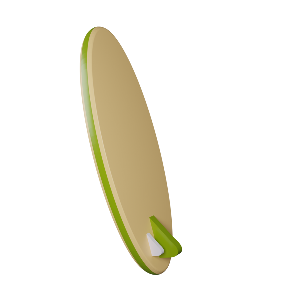 3d render Surfboard png