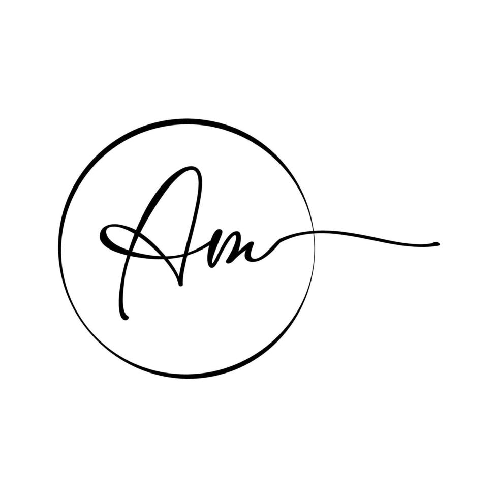 Initial beauty logo vector templates