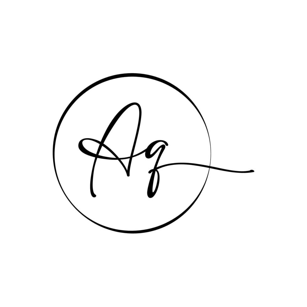 Initial beauty logo vector templates