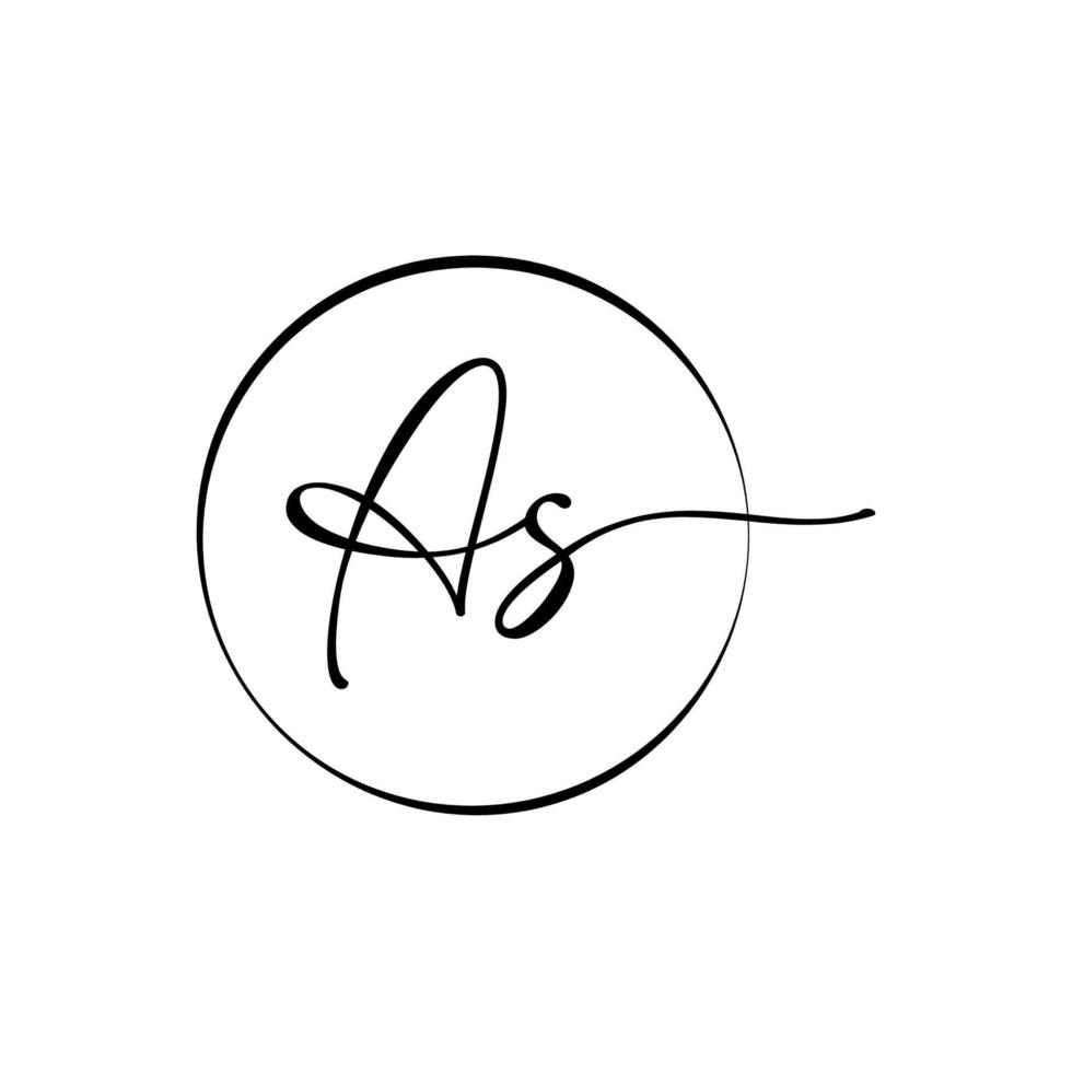 Initial beauty logo vector templates