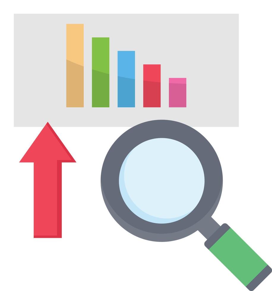 search chart vector illustration on a background.Premium quality symbols.vector icons for concept and graphic design.