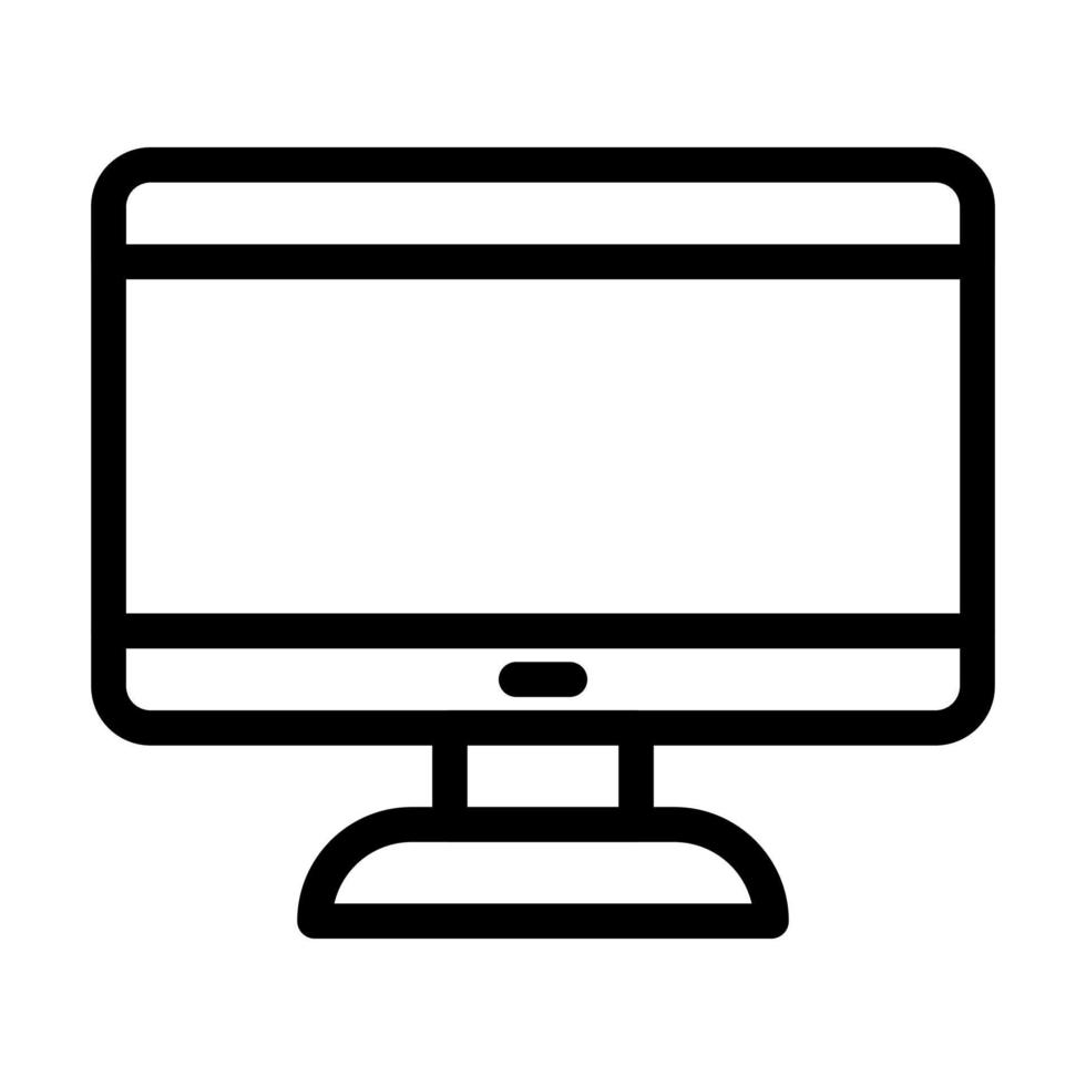 Monitor Icon Design vector