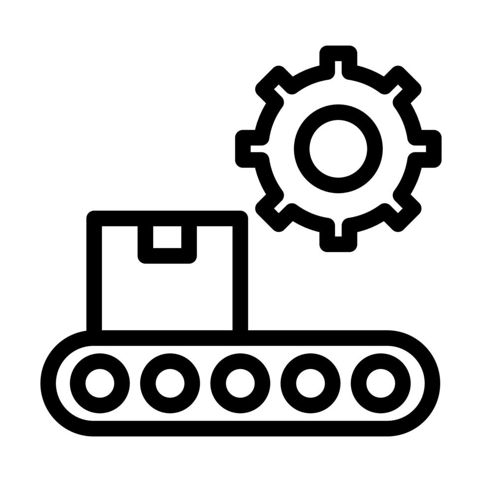 Production Icon Design vector