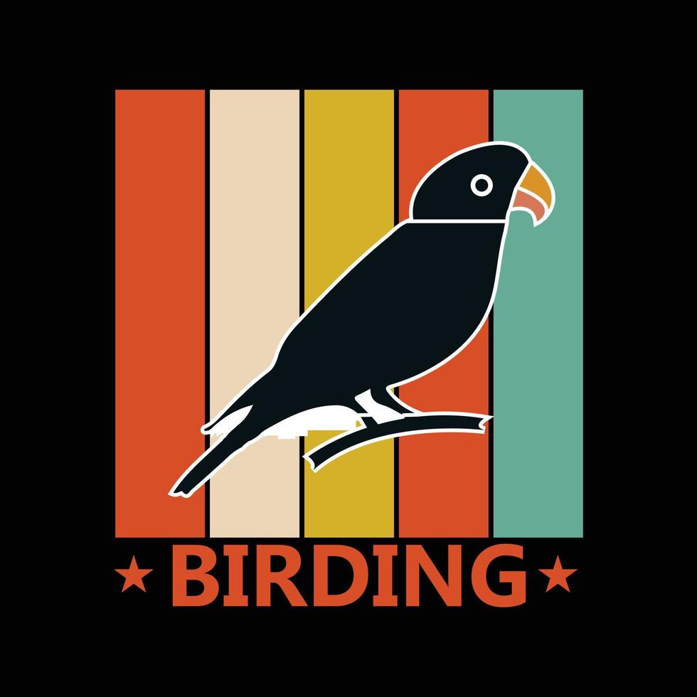 Bird T-shirt design vector