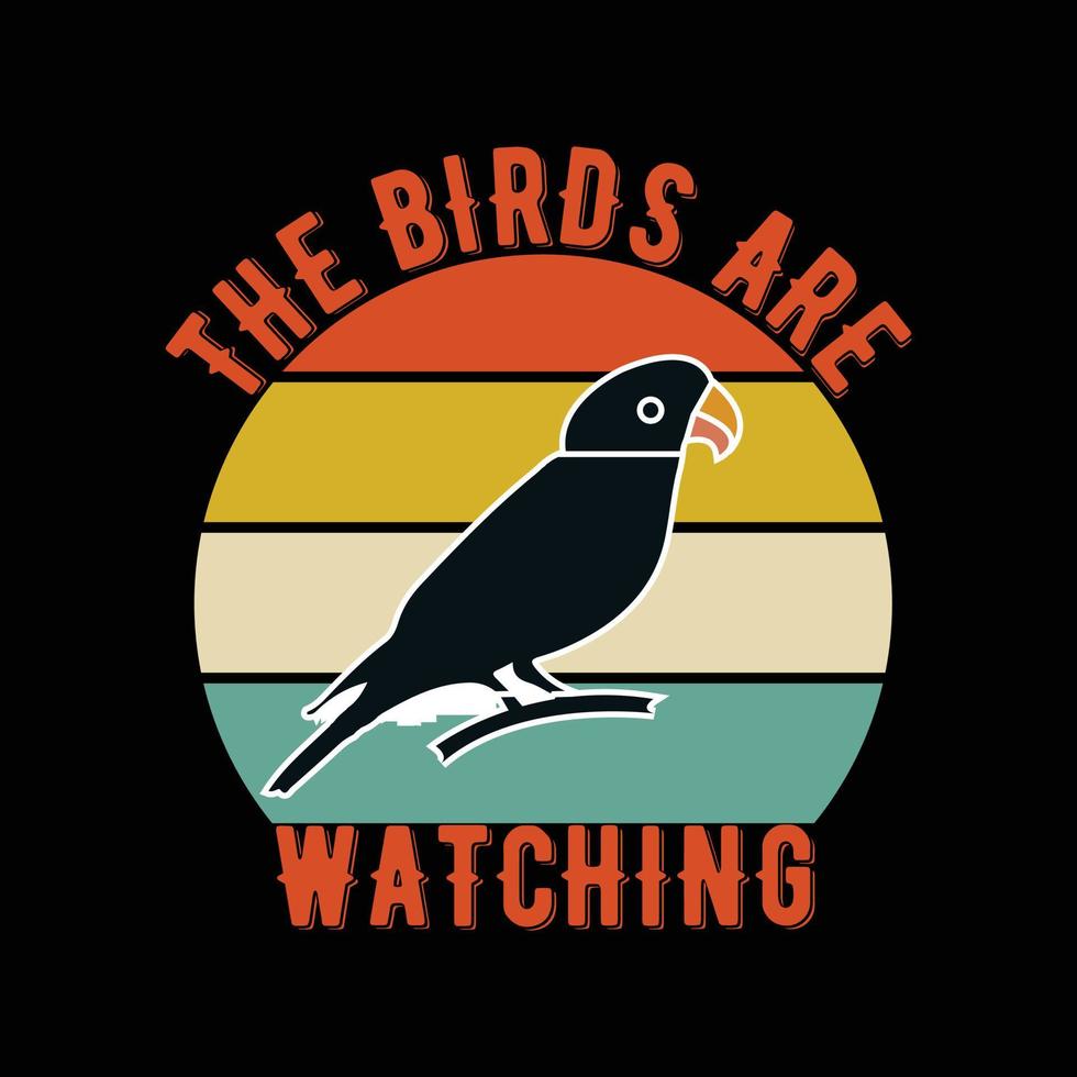 Bird T-shirt design vector