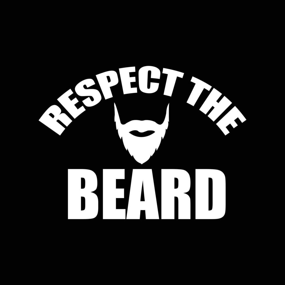 Beard Free T-shirt design vector