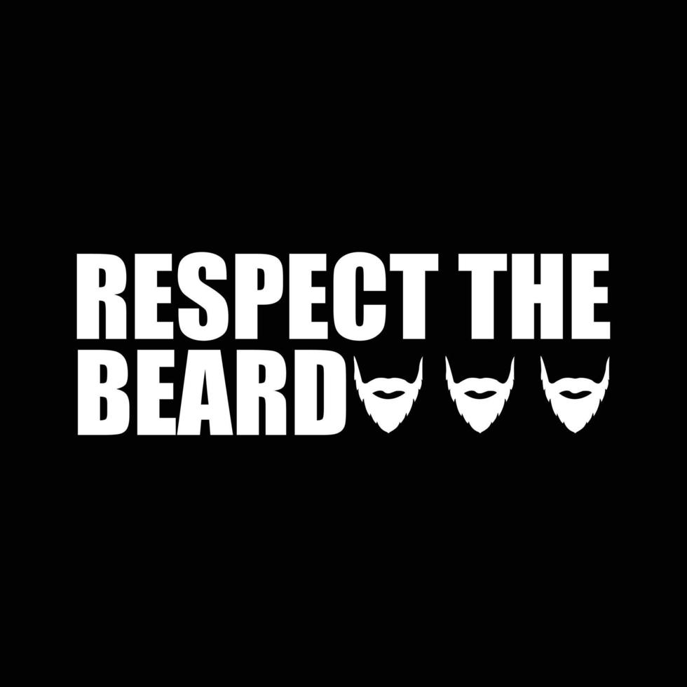 Beard Free T-shirt design vector