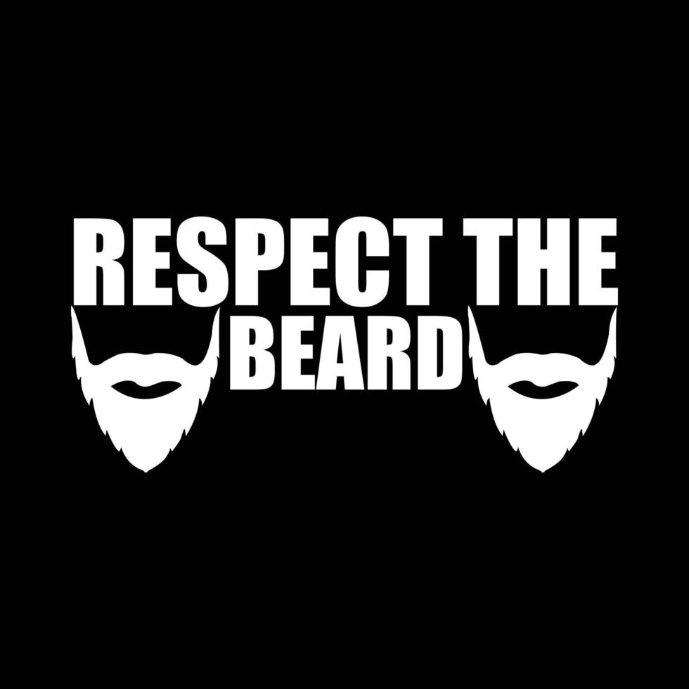 Beard Free T-shirt design vector