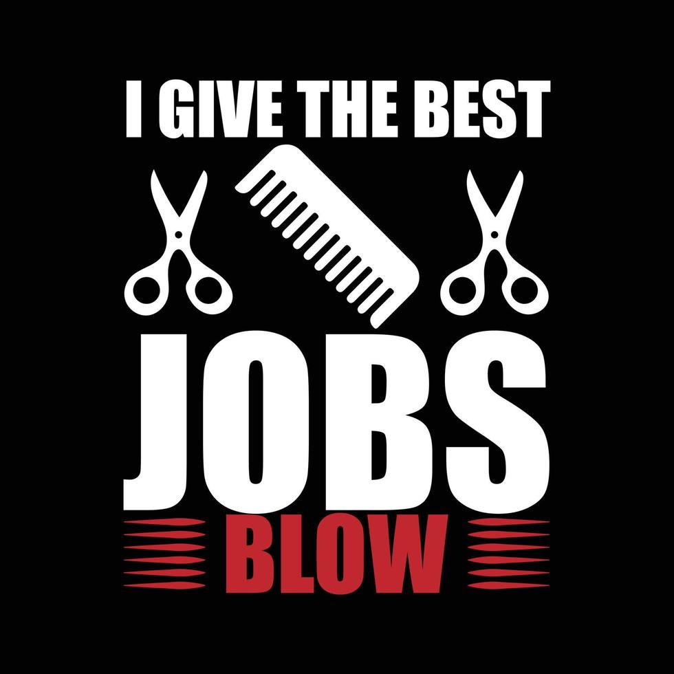 Barber T-shirt design vector