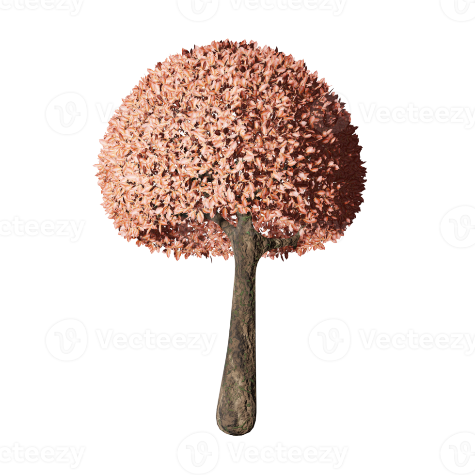 big tree, fertile state, 3d design png