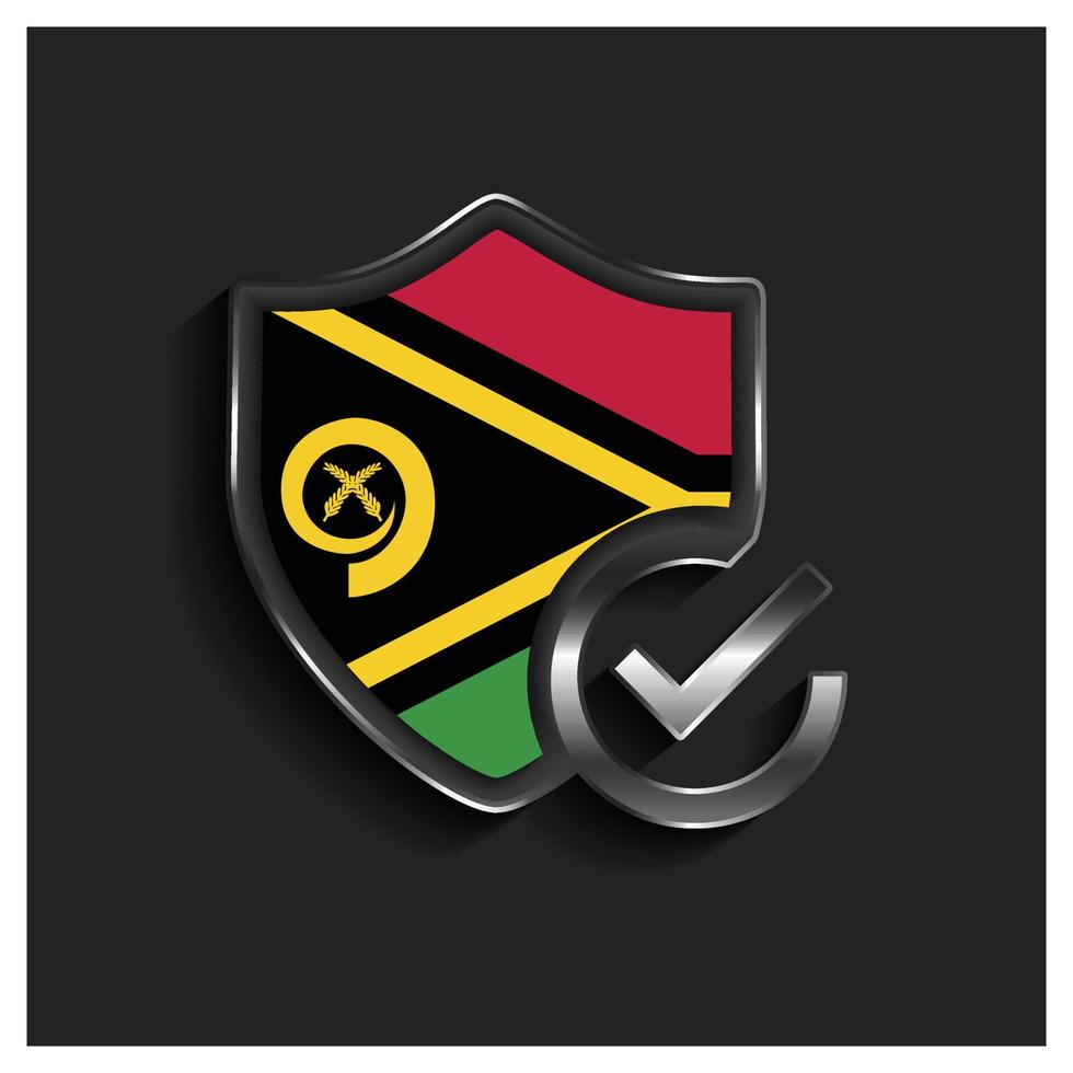 Vanuatu Flag design vector