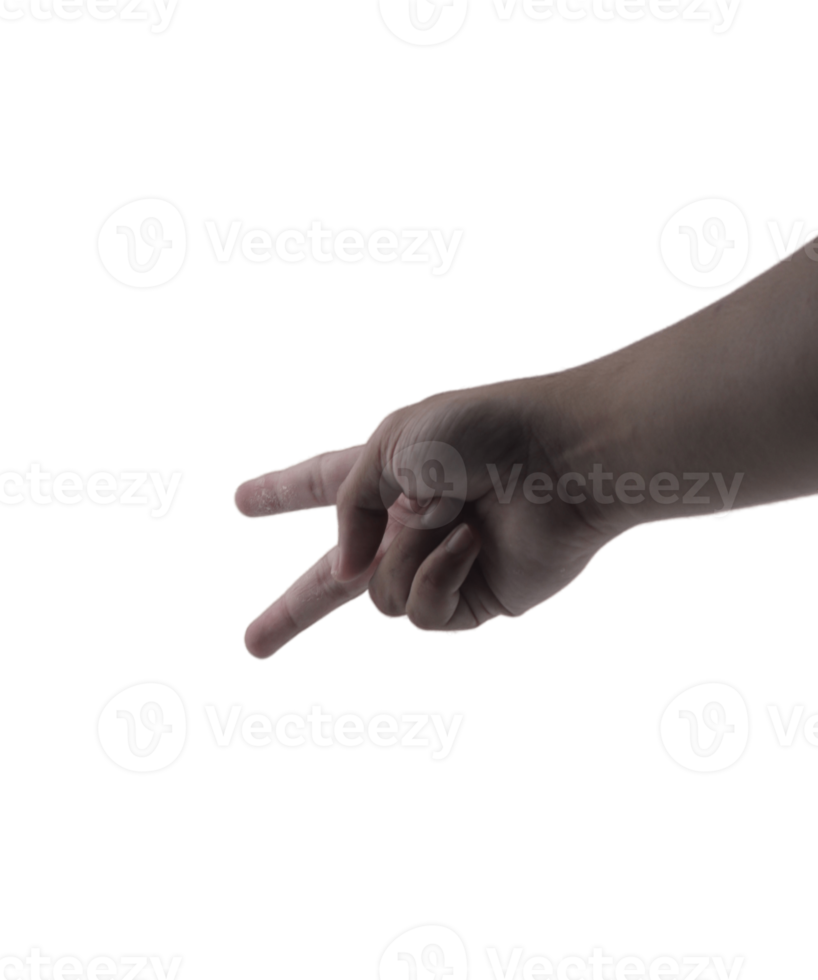 två finger symbol png