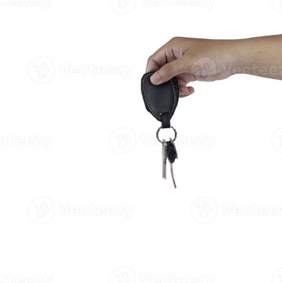 hand holding a bunch of keys png