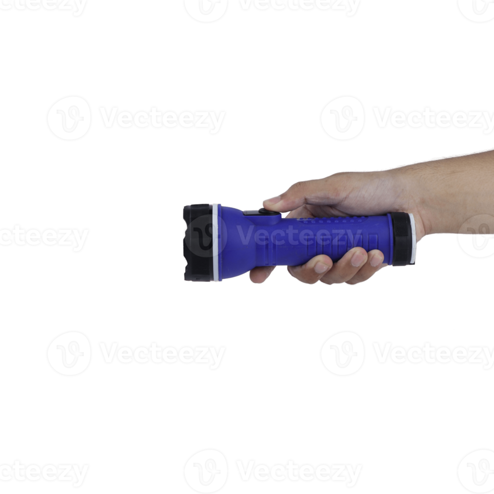 hand holding a flashlight png