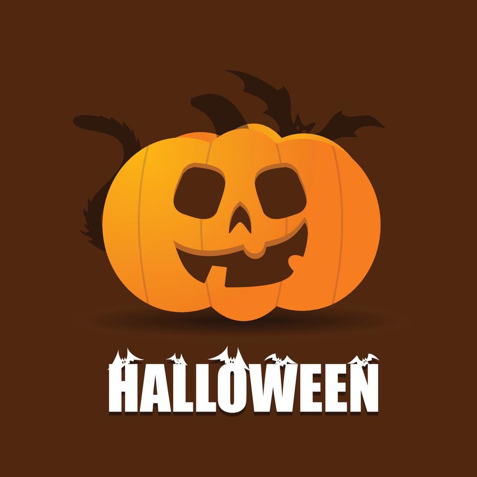 diseño de halloween con vector de diseño creativo