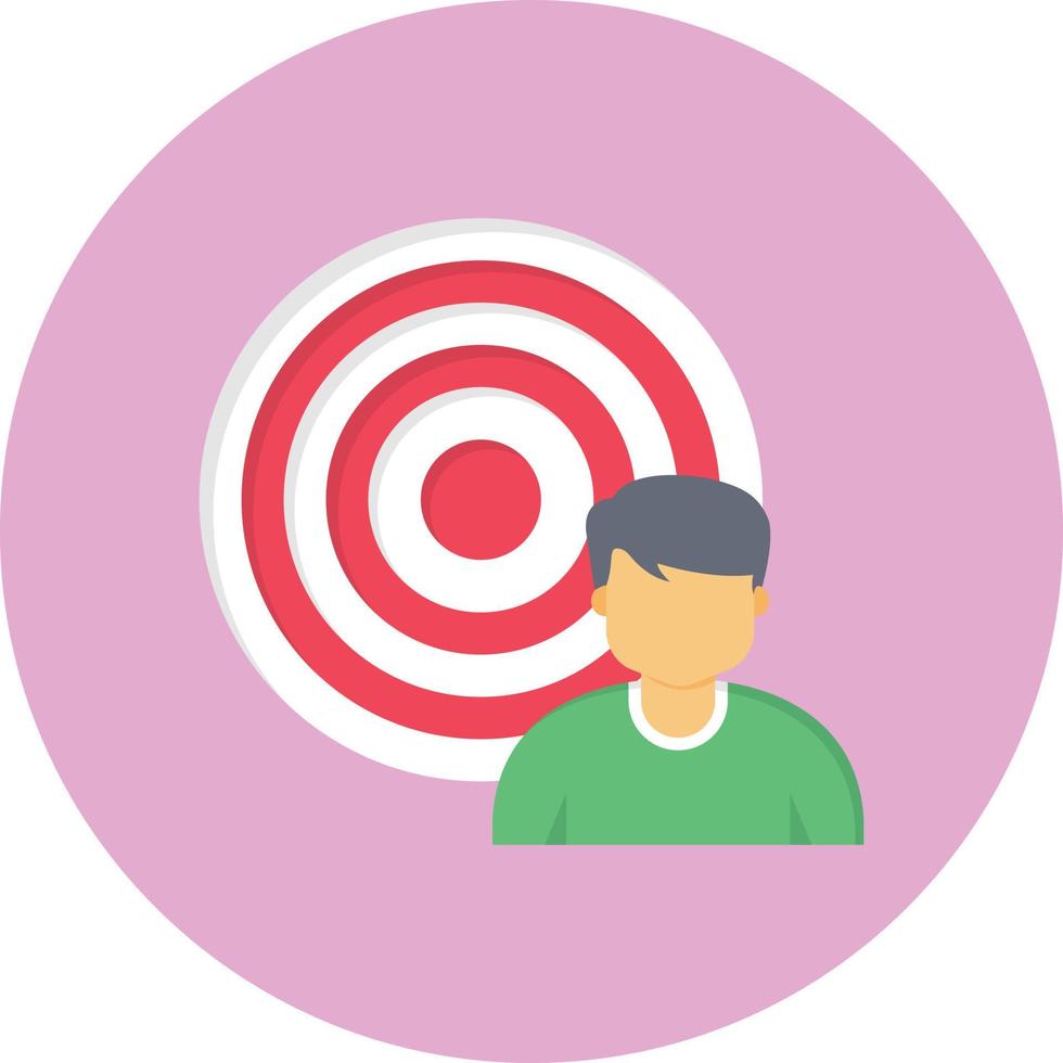 worker target vector illustration on a background.Premium quality symbols.vector icons for concept and graphic design.