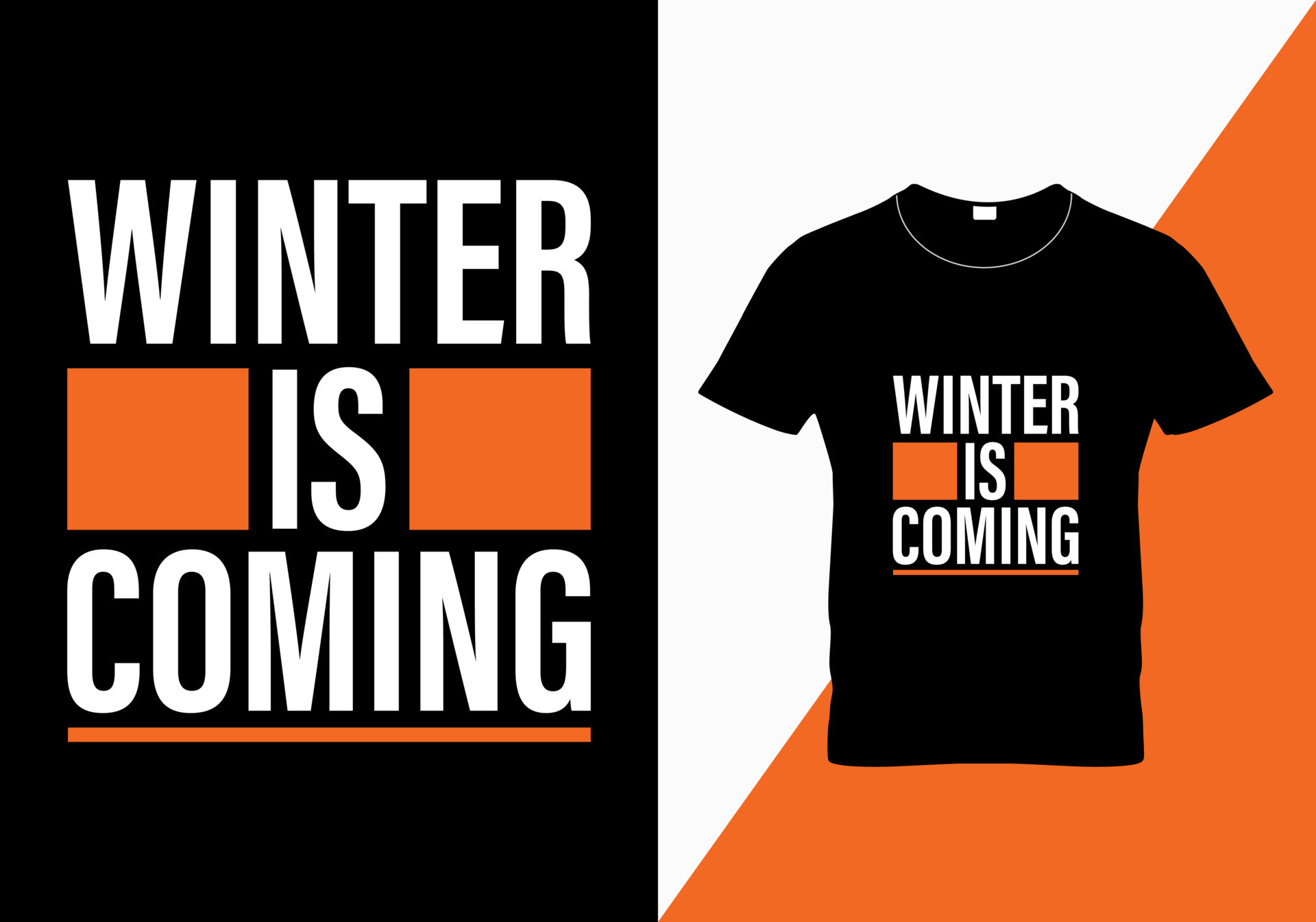 Winter is coming T-shirt Design, Best Typography T-shirt Design, T-style 13366624 Vector Art at 
