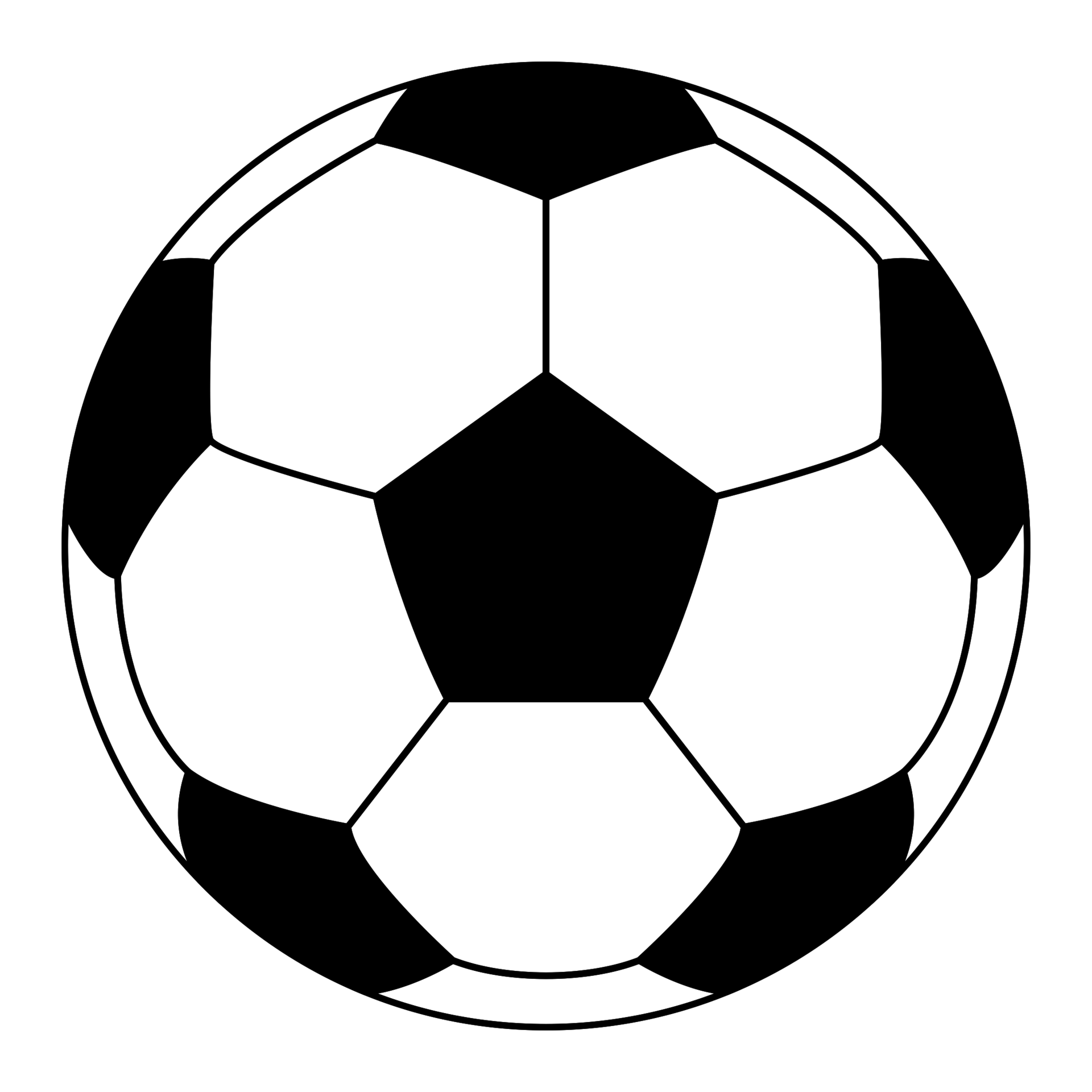 Foot Ball or Soccer Ball Icon Symbol for Art Illustration, Logo