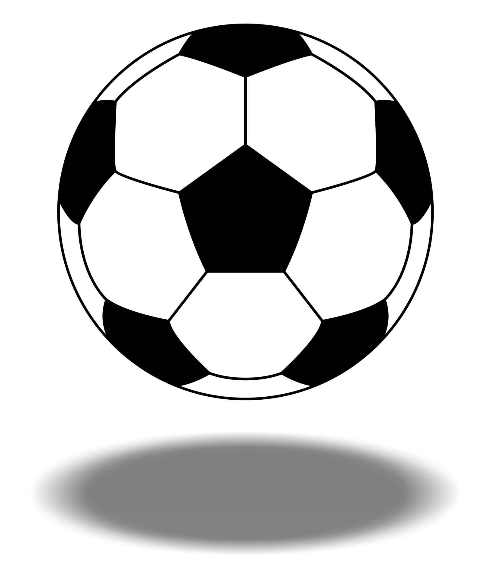 Foot Ball or Soccer Ball Icon Symbol for Art Illustration, Logo