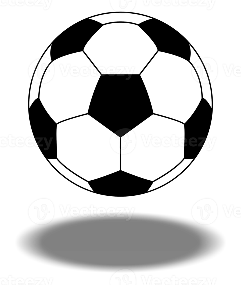 voet bal of voetbal bal icoon symbool voor kunst illustratie, logo, website, appjes, pictogram, nieuws, infographic of grafisch ontwerp element. formaat PNG