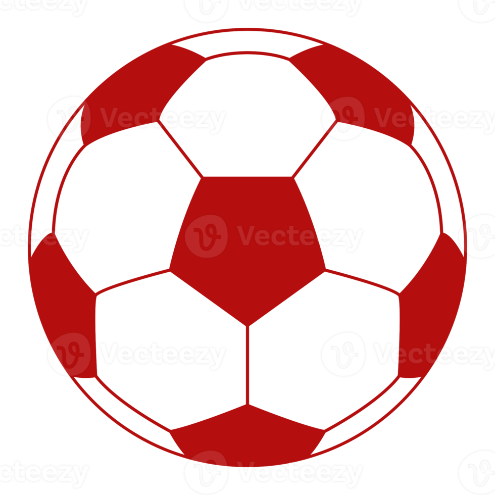 symbole d'icône de ballon de football ou de ballon de football pour l'illustration d'art, le logo, le site Web, les applications, le pictogramme, les actualités, l'infographie ou l'élément de conception graphique. formatpng png