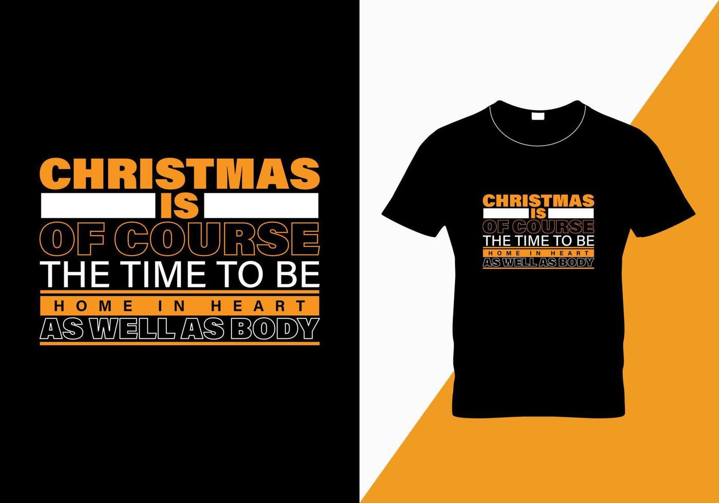 Top Christmas Typography T-shirt Design, Best Typography T-shirt Design, T-style vector