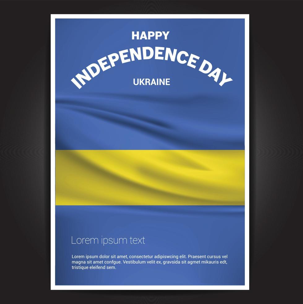 Happy Indpendence day design card vector with flags