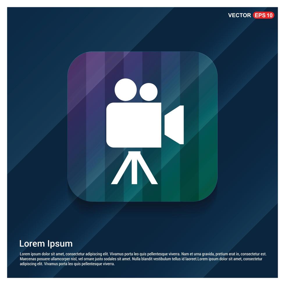 Video Camera Icon vector