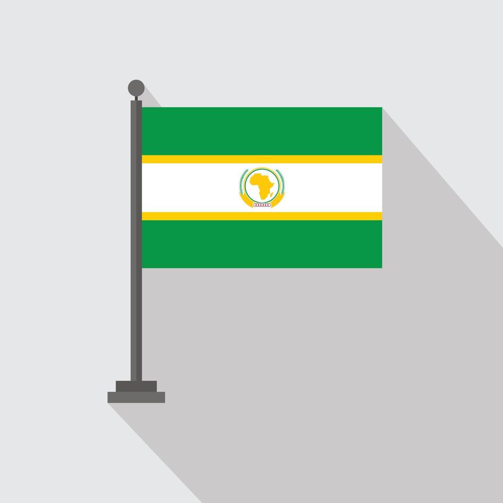 bandera del país con vector de diseño creativo