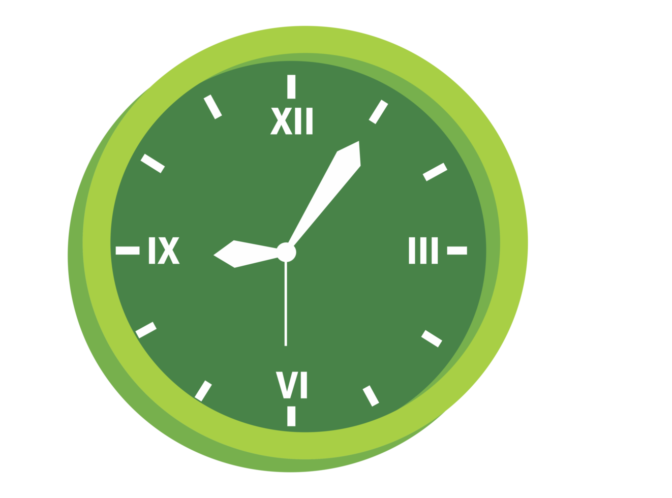 Object - Clock with Circle shape png