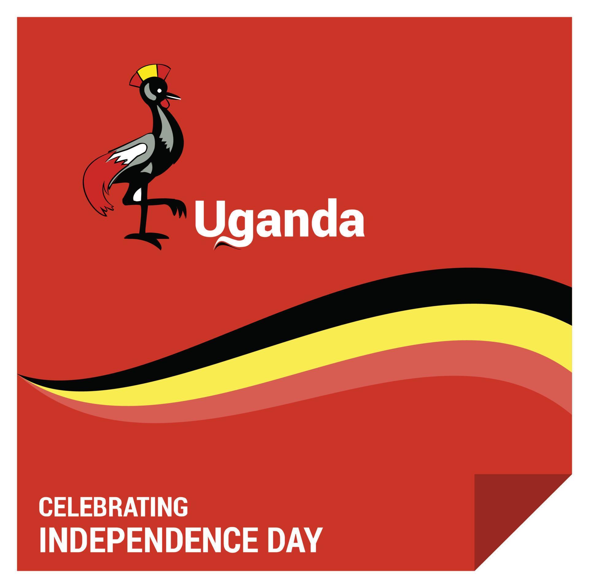 Uganda Independence day design vector 13367317 Vector Art at Vecteezy