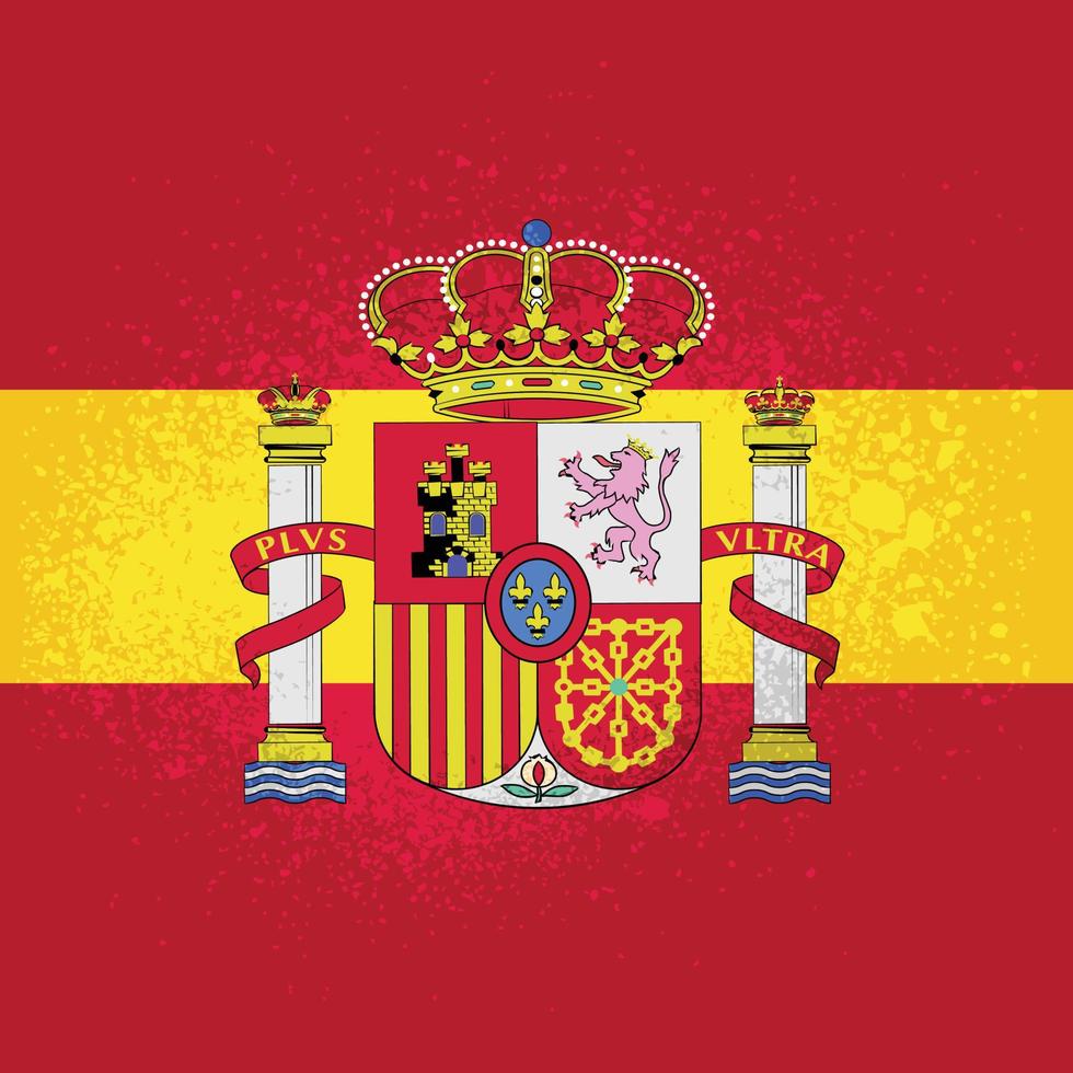 Spain Independence day design card vector