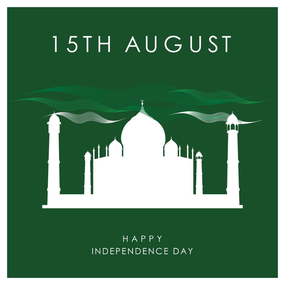 Indian Indpenedence day design vector