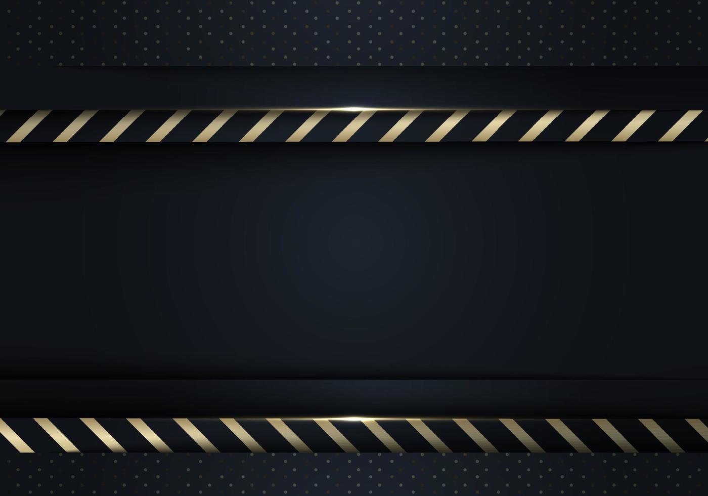 3D elegant template abstract background blue stripes layer paper cut style with golden diagonal lines pattern vector