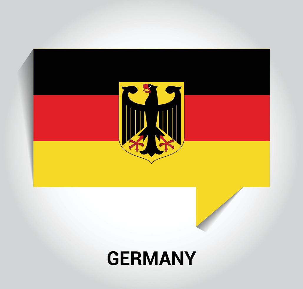 Germany Indpendence day design vector