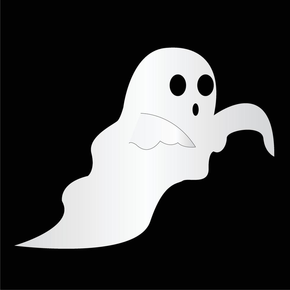 Cartoon Ghost Vector