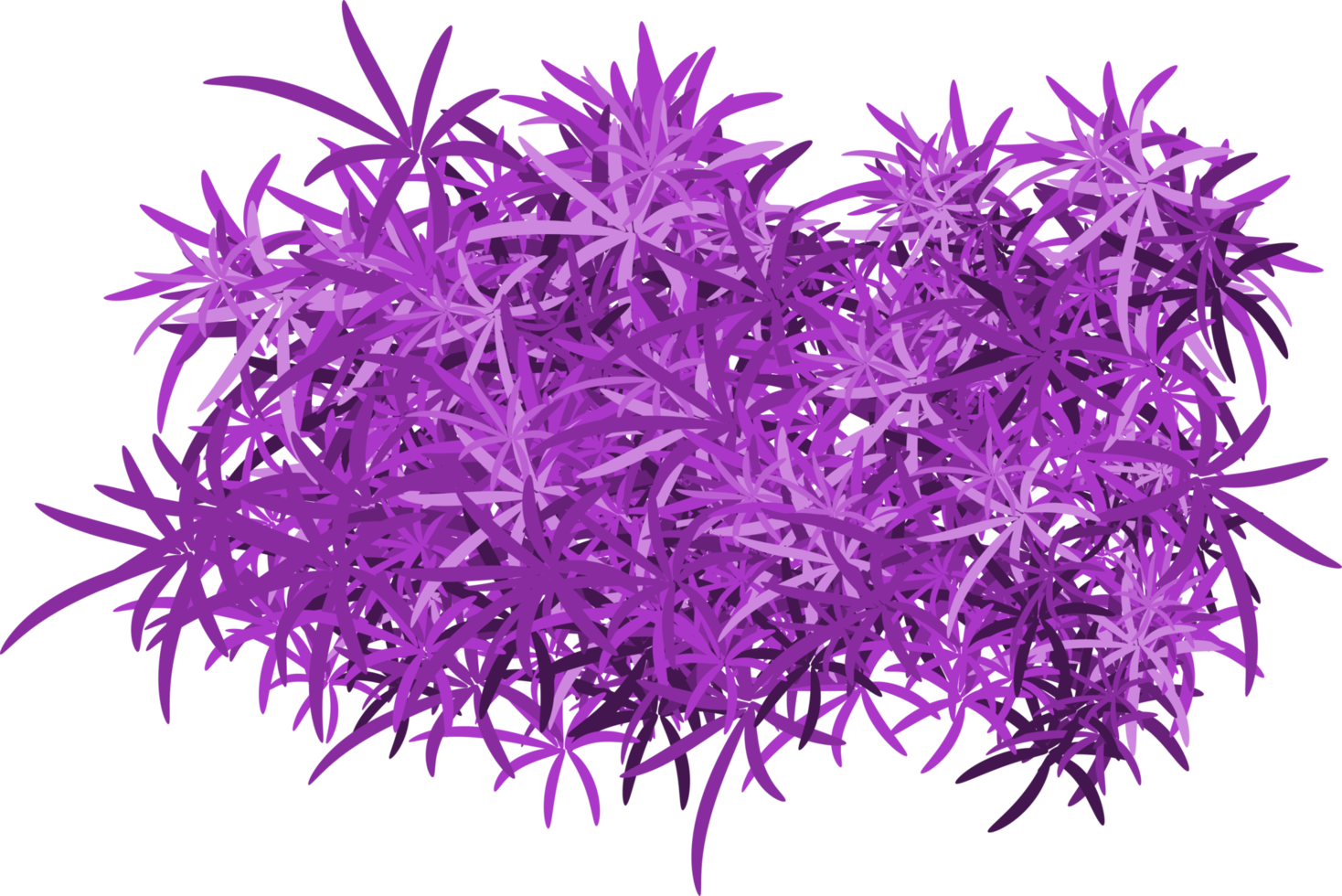 purple bush clip art png