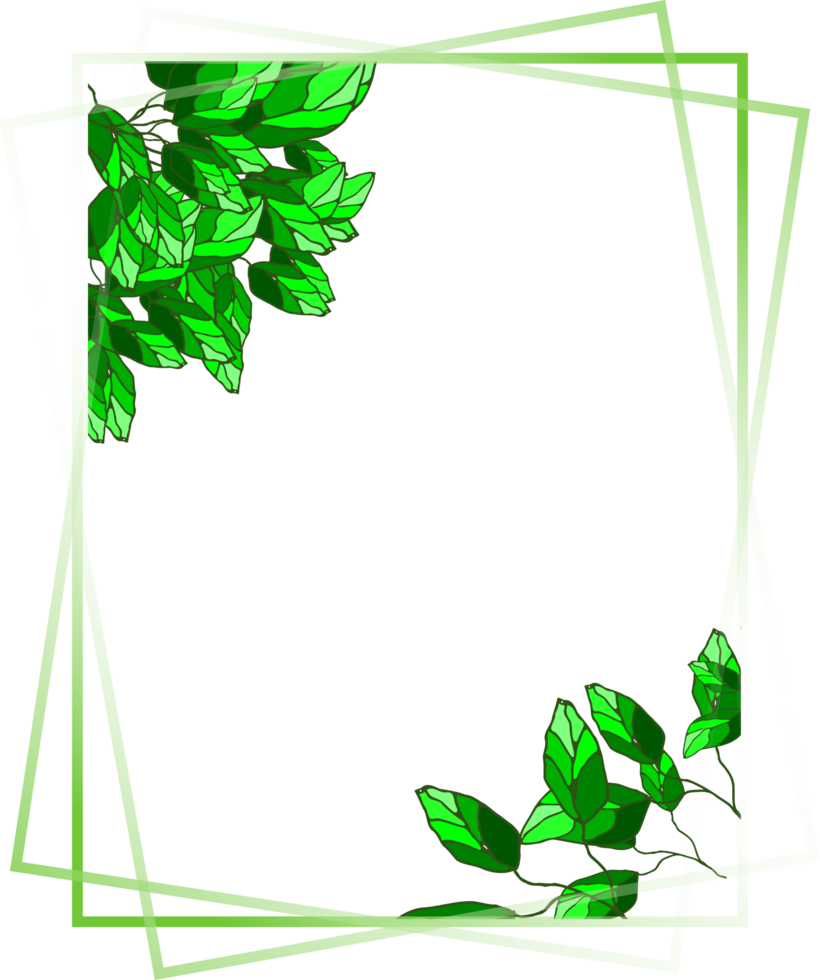 wreath frame leaves png