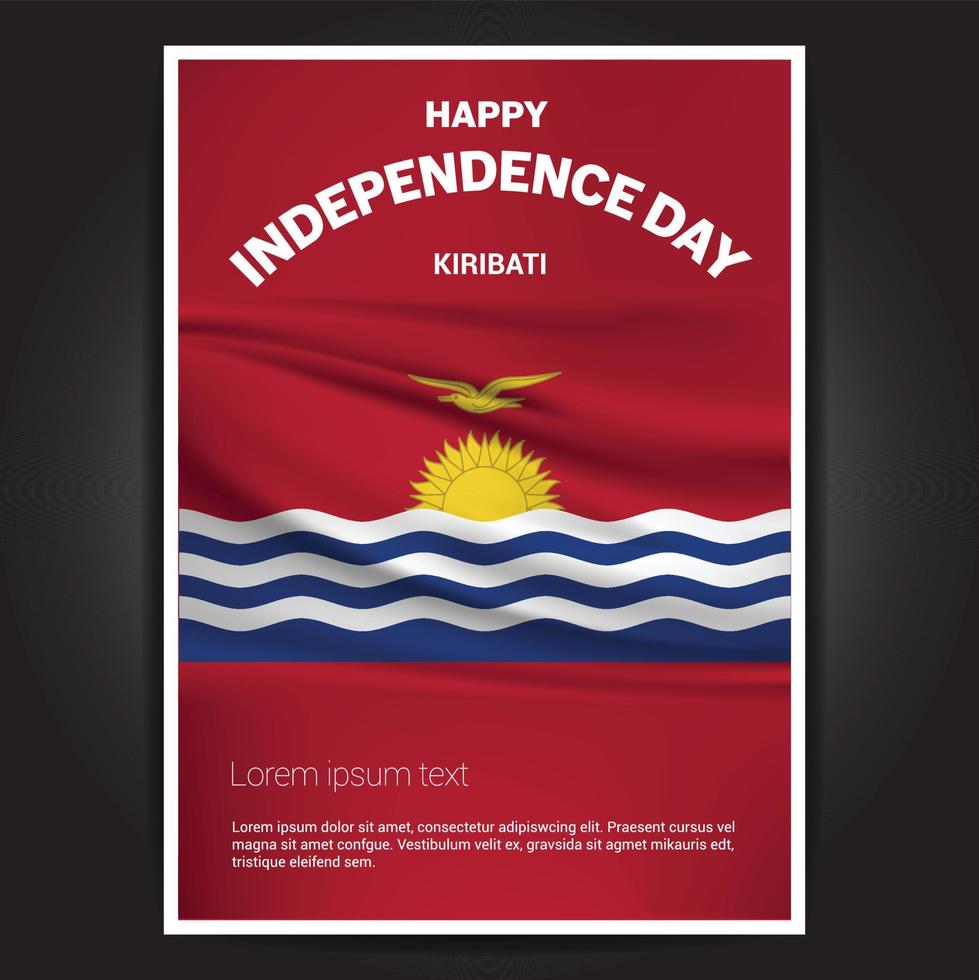 Happy Indpendence day design card vector with flags