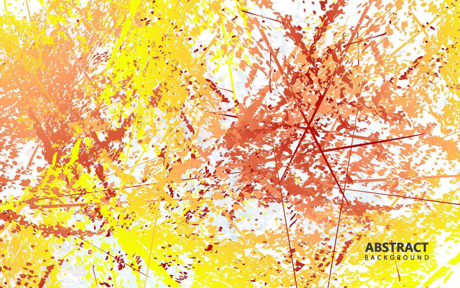 Abstract grunge texture orange color background vector