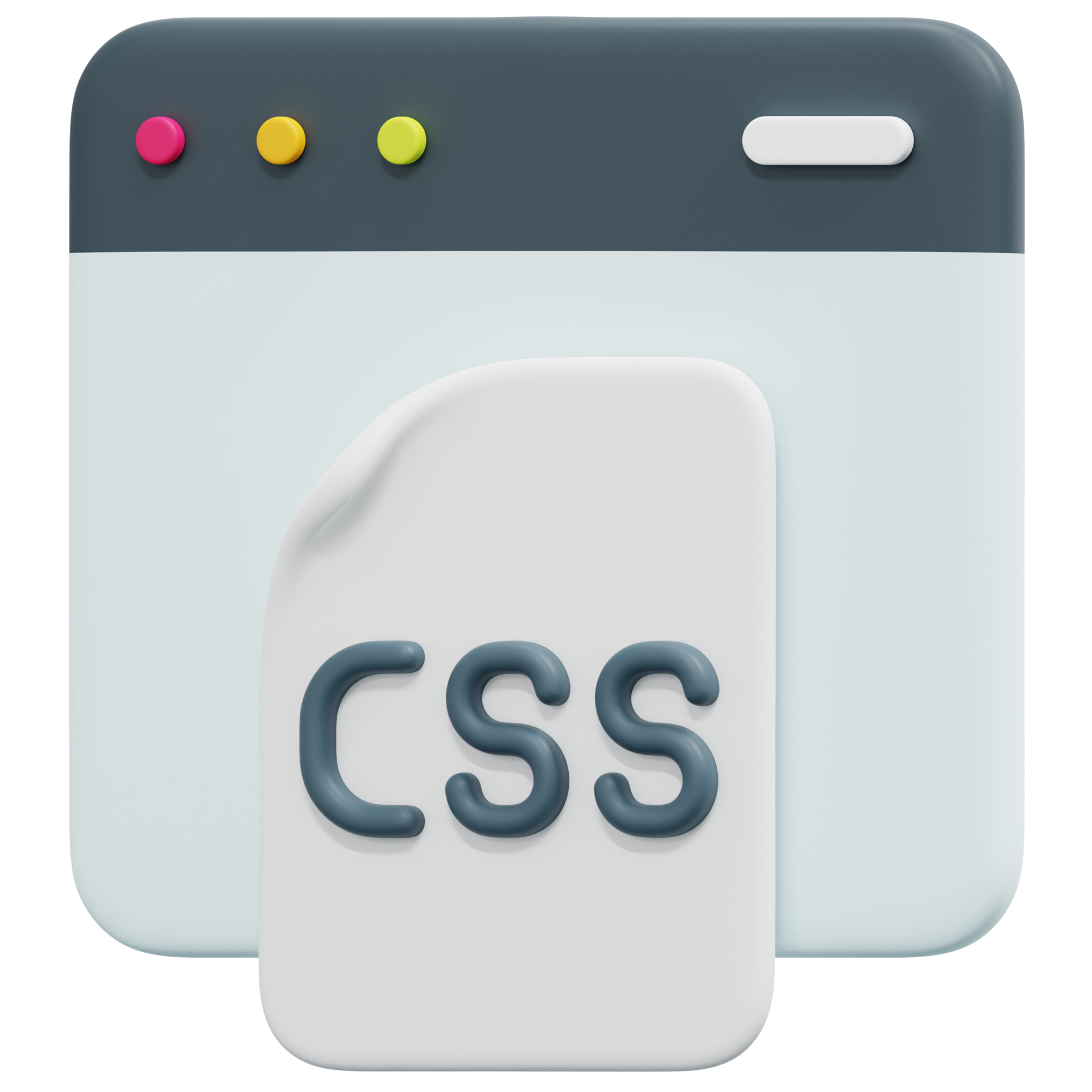 css 3d render icon illustration 13368267 PNG