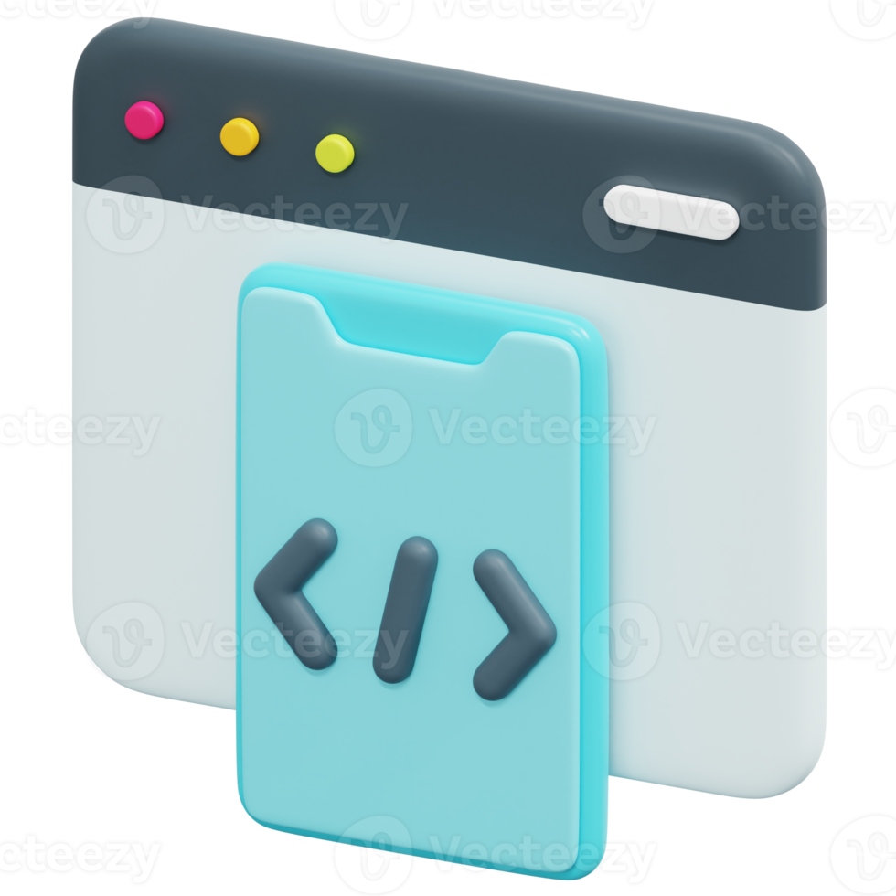 app 3d render icon illustration png