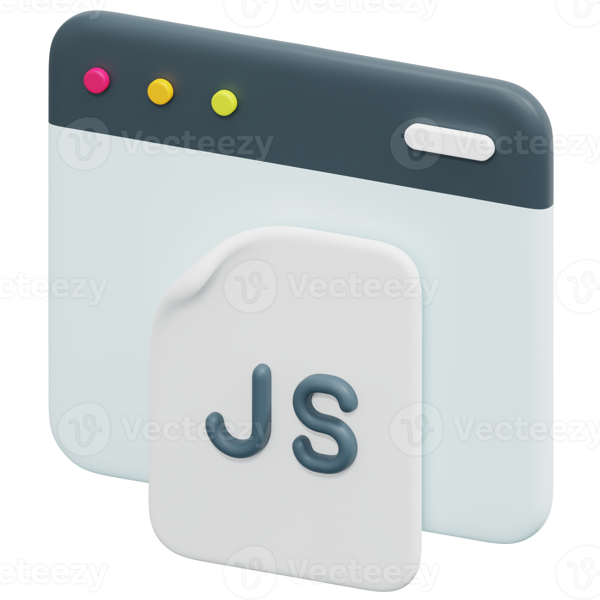 javascript 3d render icon illustration 13368295 PNG