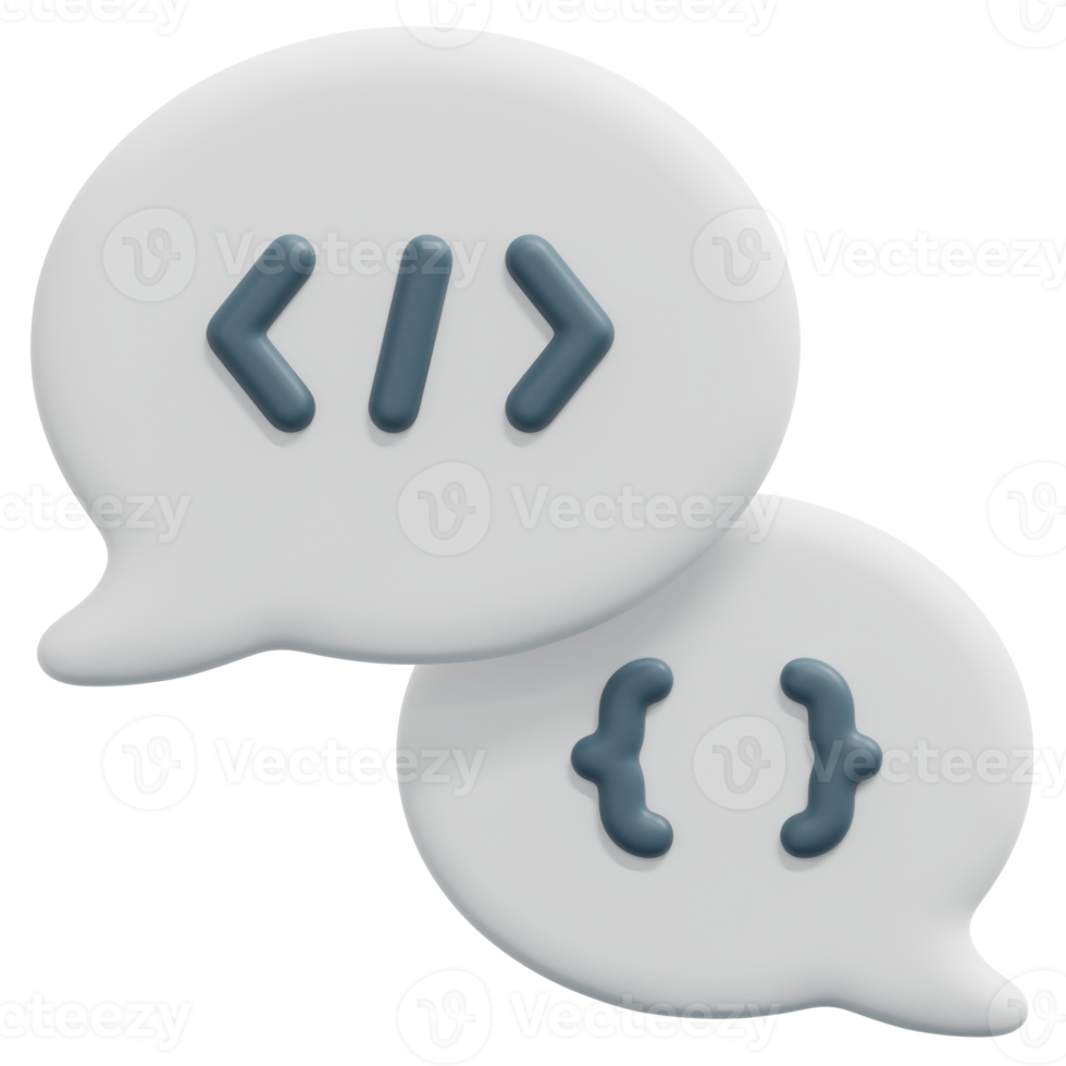 message 3d render icon illustration png