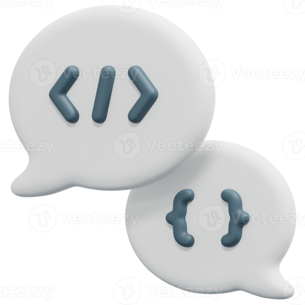 message 3d render icon illustration png