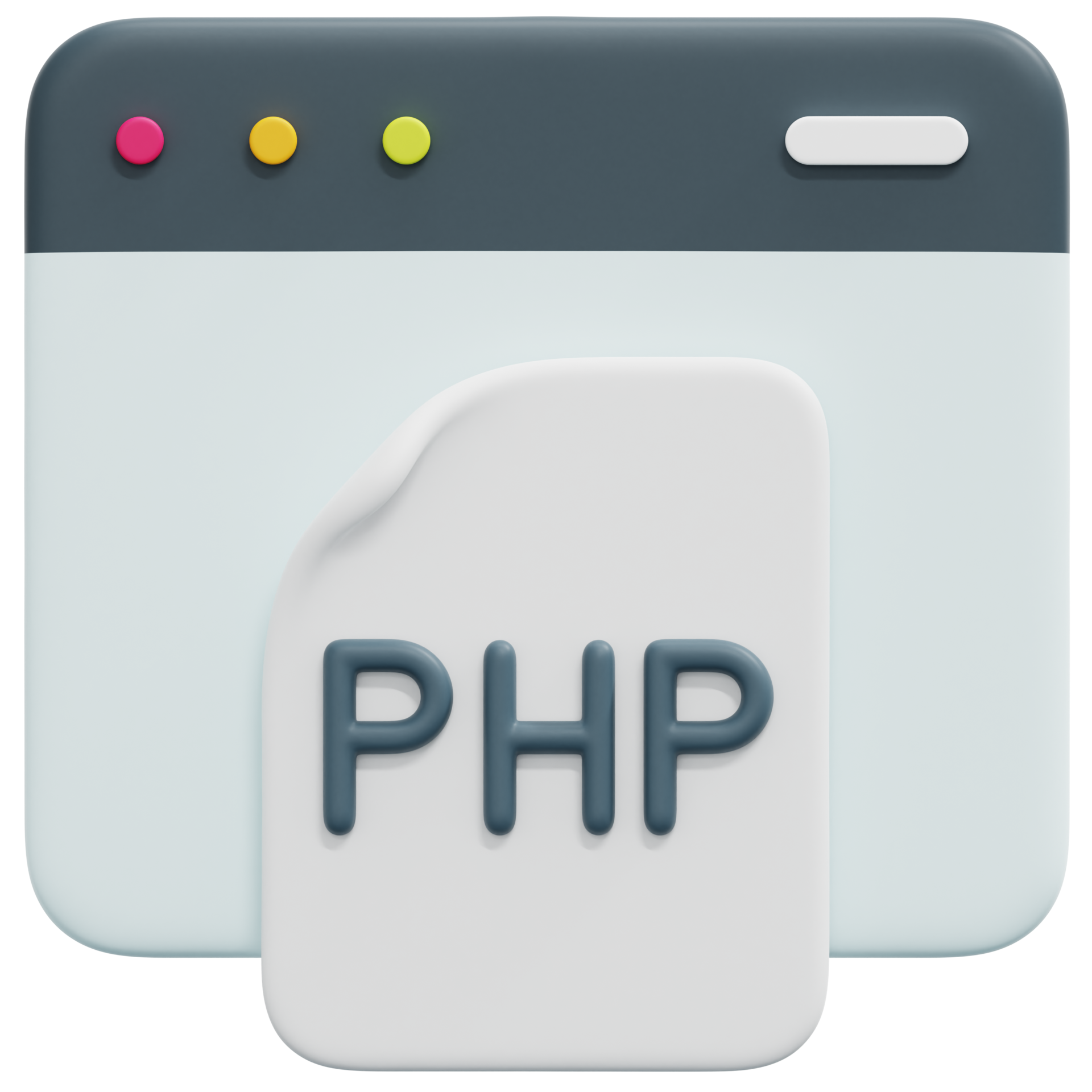 php 3d render icon illustration 13368315 PNG