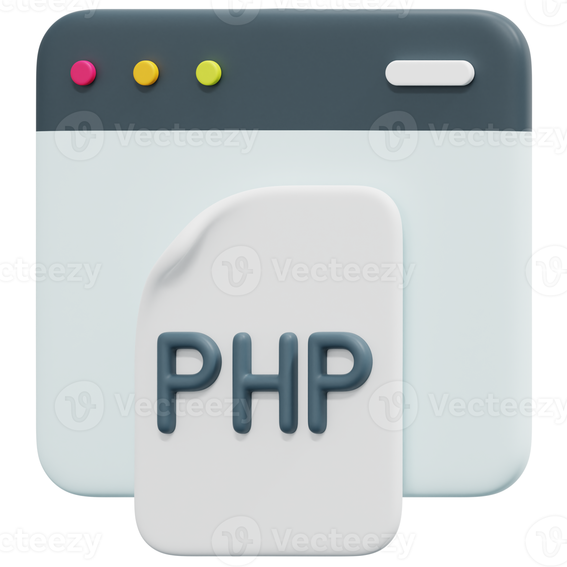 php 3d render icon illustration 13368318 PNG