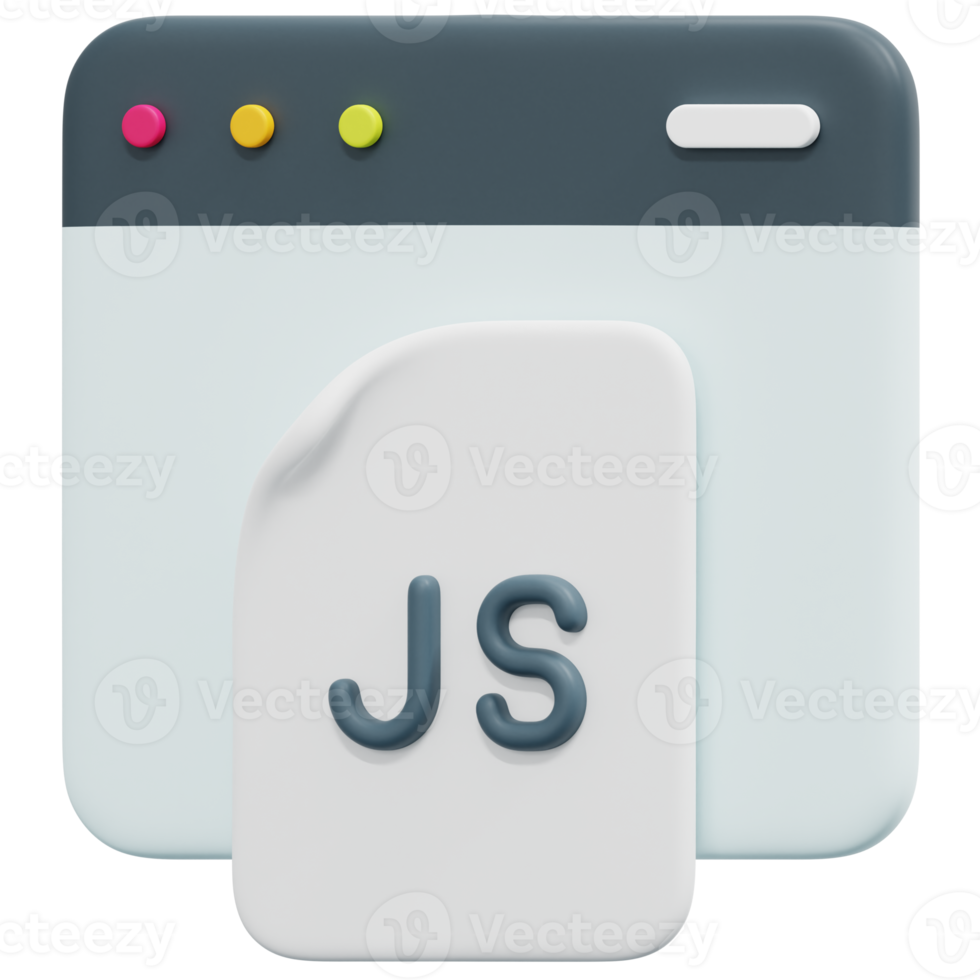 Javascript 3D-Render-Icon-Illustration png