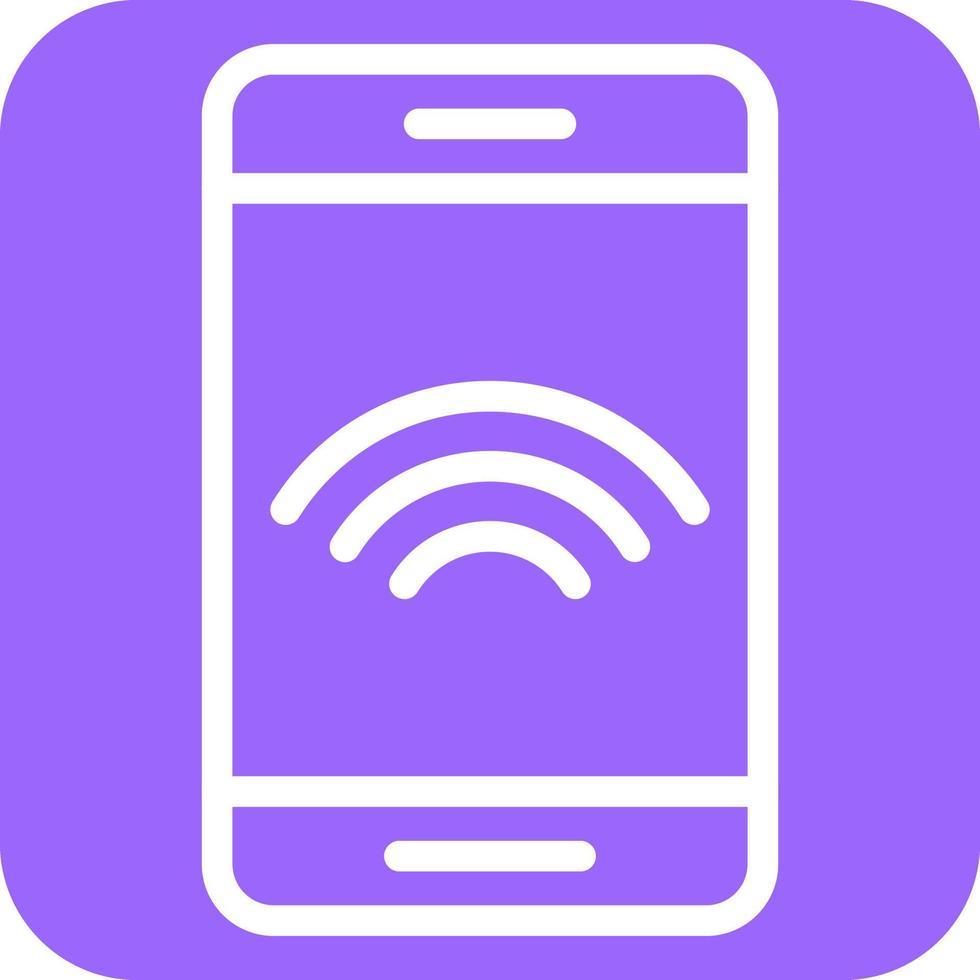 Cell Phone Icon Style vector