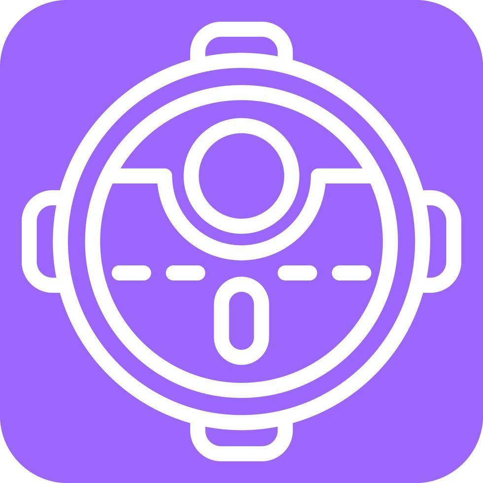 Robotic Vaccum Icon Style vector